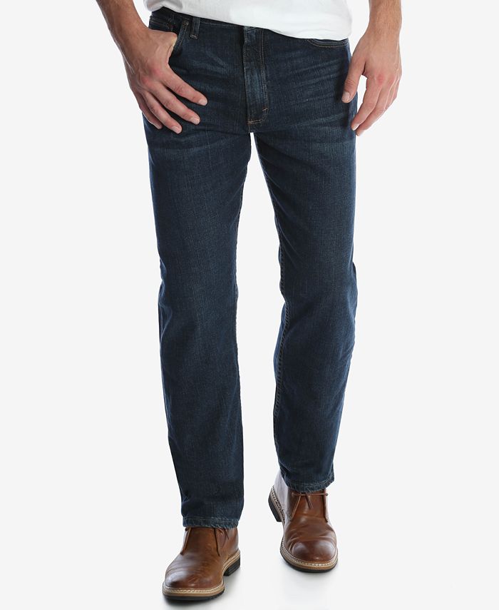wrangler mens tapered jeans