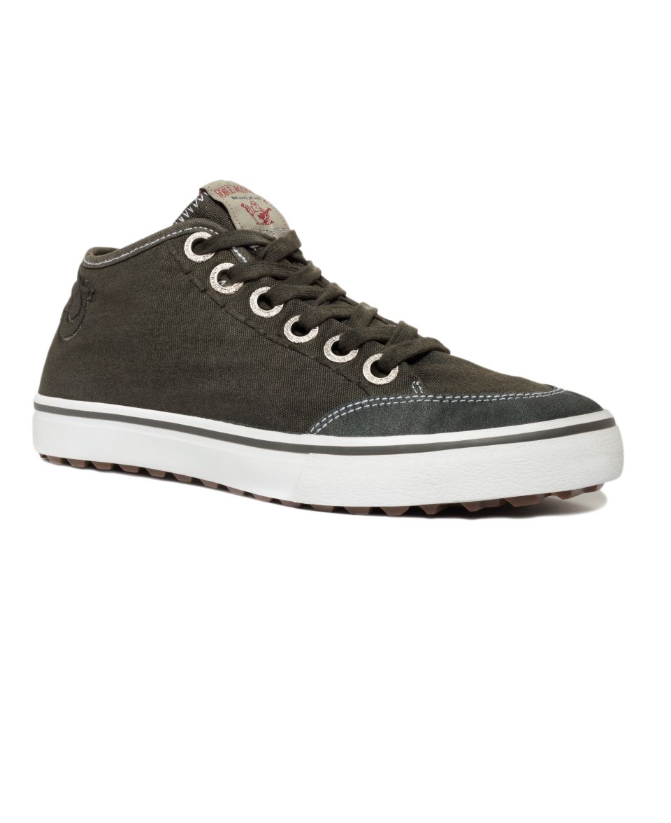 True Religion Shoes, Eddie Canvas Hi Top Sneakers