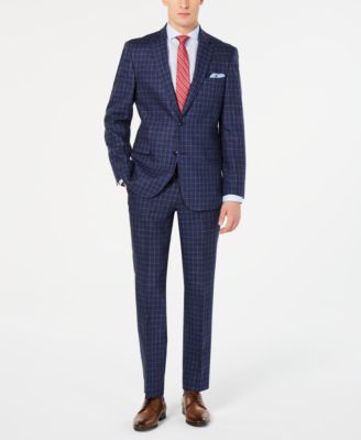 tommy hilfiger windowpane suit