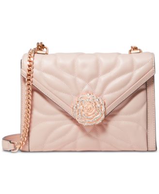 michael michael kors whitney large petal quilted leather convertible shoulder bag