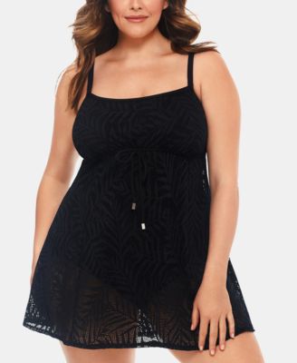 macys plus size women's swimsuits