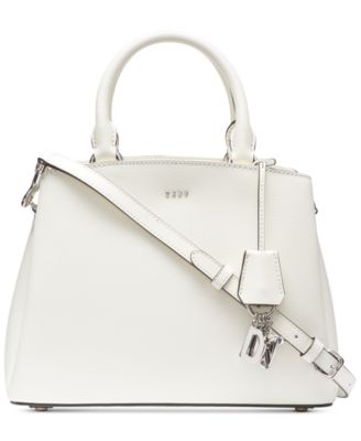 dkny paige leather medium satchel