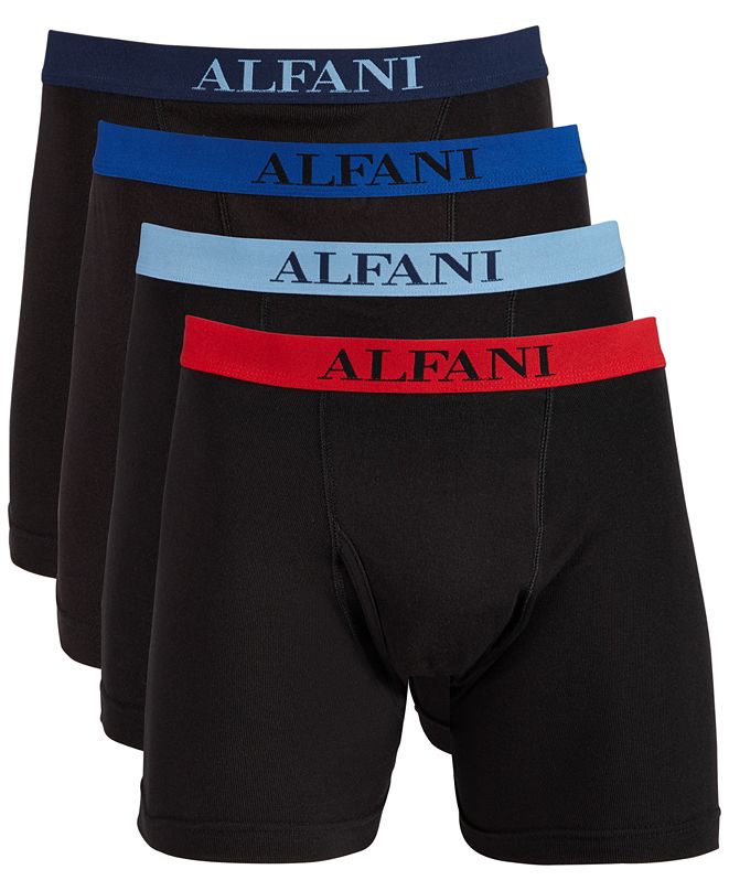 Alfani Men's 4Pk. Boxer Briefs, Created for Macy's & Reviews