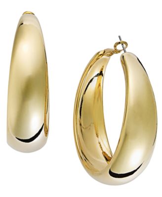 big thick gold hoops