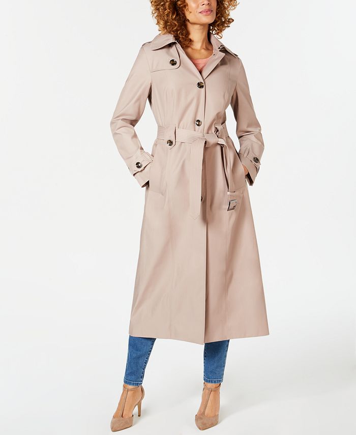 London Fog Petite WaterRepellent Hooded Trench Coat & Reviews Coats Women Macy's