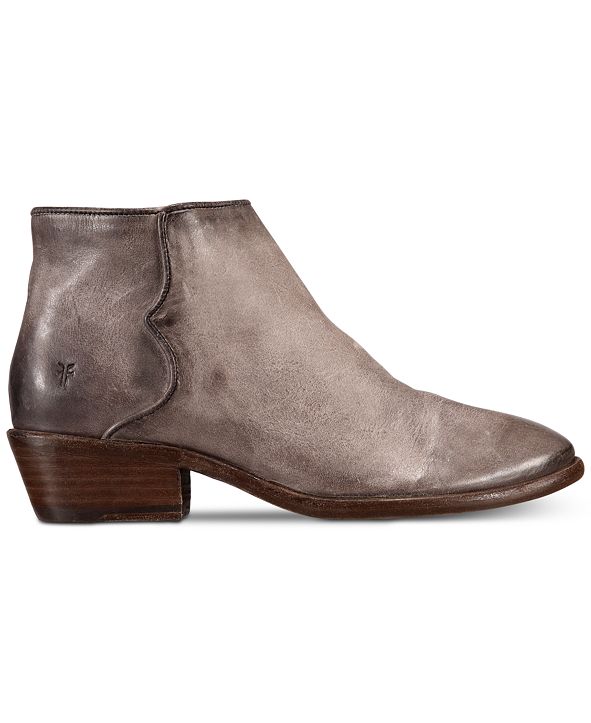 frye carson piping bootie reviews