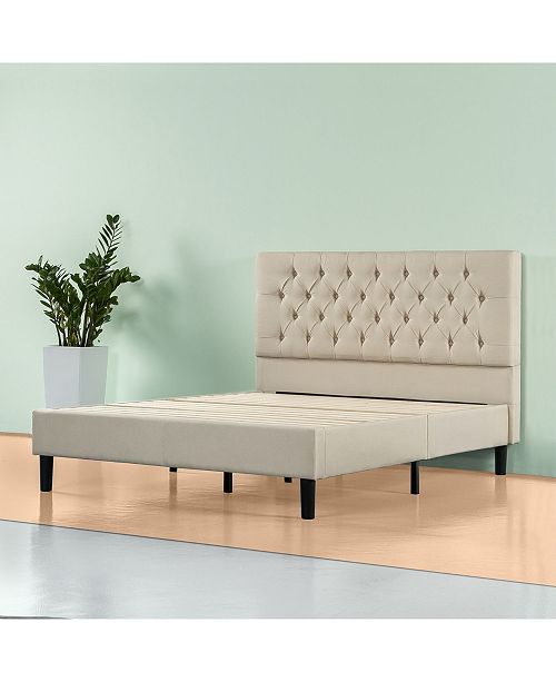 Zinus Misty Platform Bed Frame No Box Spring Needed Full Reviews Furniture Macy S