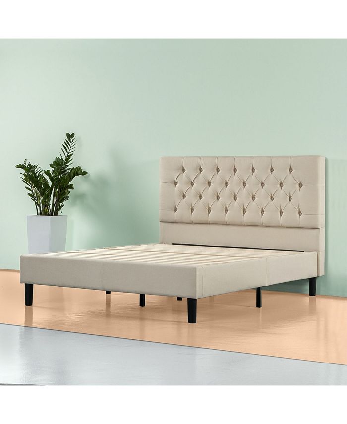 Zinus Misty Platform Bed Frame No Box Spring Needed Full Reviews Furniture Macy S