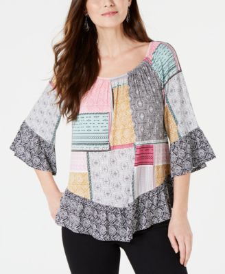 macys petite tops