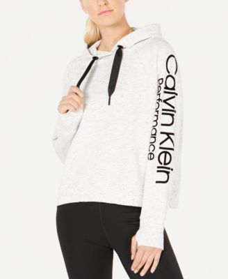 calvin klein performance logo relaxed sweatshirt