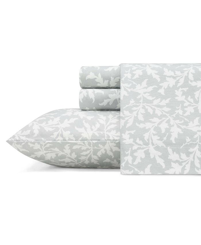 Laura Ashley Crestwood Lt Pastel Grey Queen Flannel Sheet Set Reviews Sheets Pillowcases Bed Bath Macy S A petite floral print from the archive getsa petite floral print from the archive gets a modern update in a fresh palette of blue and yellow on white with sage. macy s