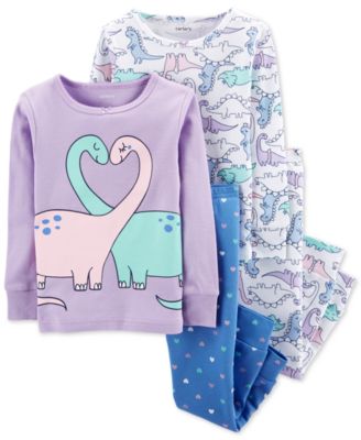baby girl dinosaur pajamas