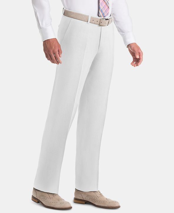 Lauren Ralph Lauren Men's UltraFlex Classic-Fit White Linen Pants