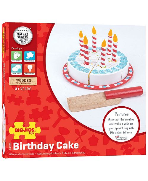 Bigjigs Toys Wooden Birthday Cake Reviews Kids Macy S