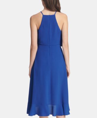 kensie ruffled popover dress