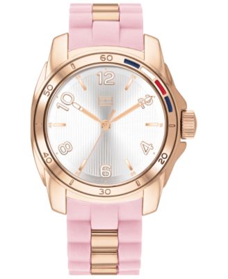 tommy hilfiger women's watch rose gold