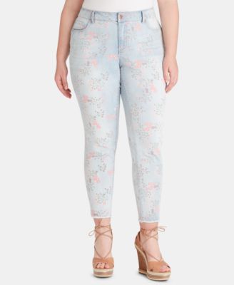 jessica simpson floral jeans