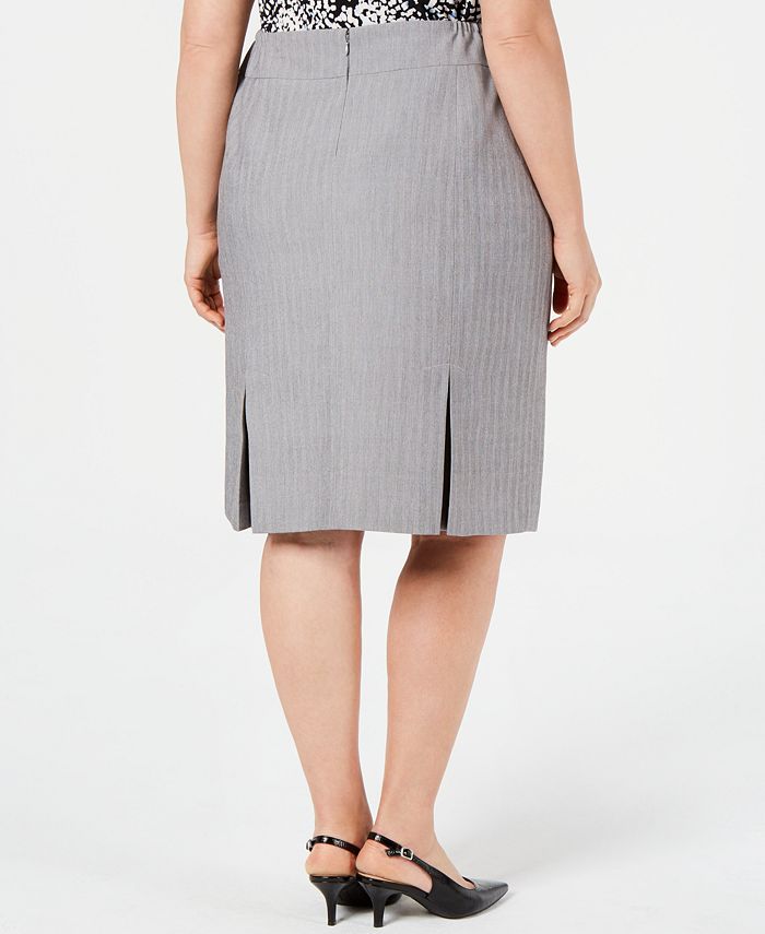 Kasper Plus Size Pleated Skirt & Reviews - Skirts - Women - Macy's