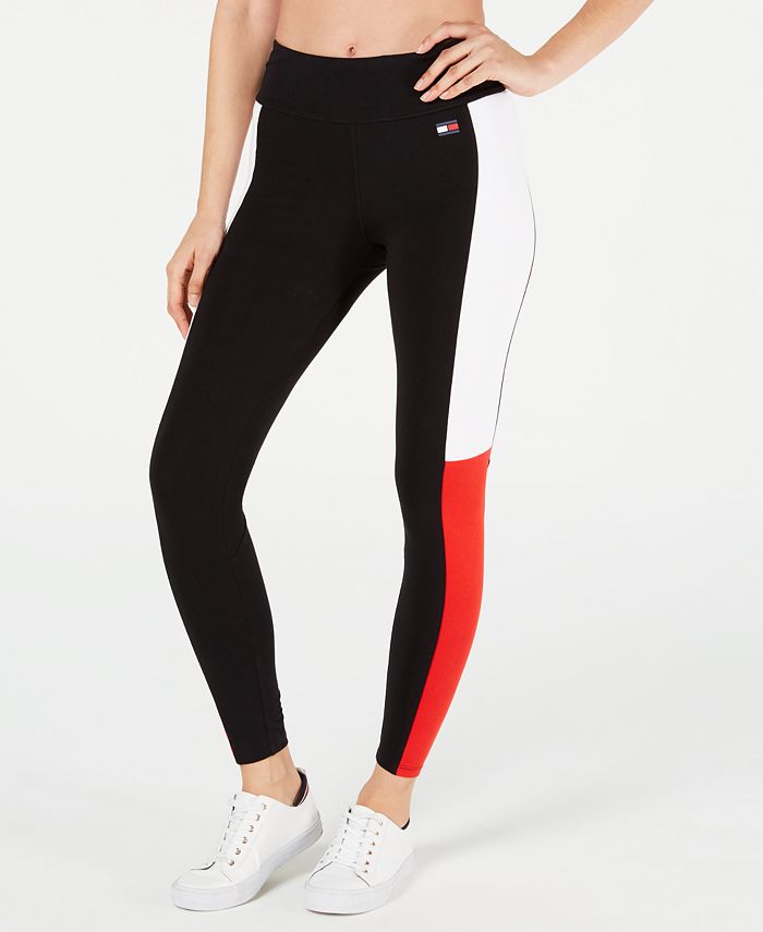 tommy hilfiger sport logo leggings