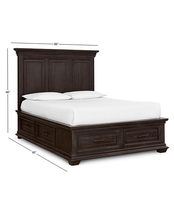 Furniture Hansen Storage California King Bed, Created for ...