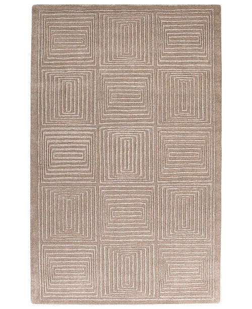 Surya Closeout Mystique M 64 Taupe 5 X 8 Area Rug Reviews Rugs Macy S