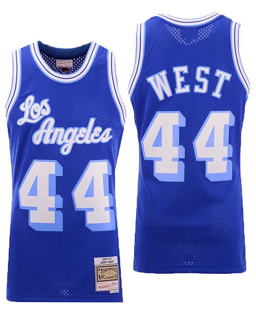 Mitchell Ness Men S Jerry West Los Angeles Lakers Hardwood Classic Swingman Jersey Reviews Sports Fan Shop By Lids Men Macy S