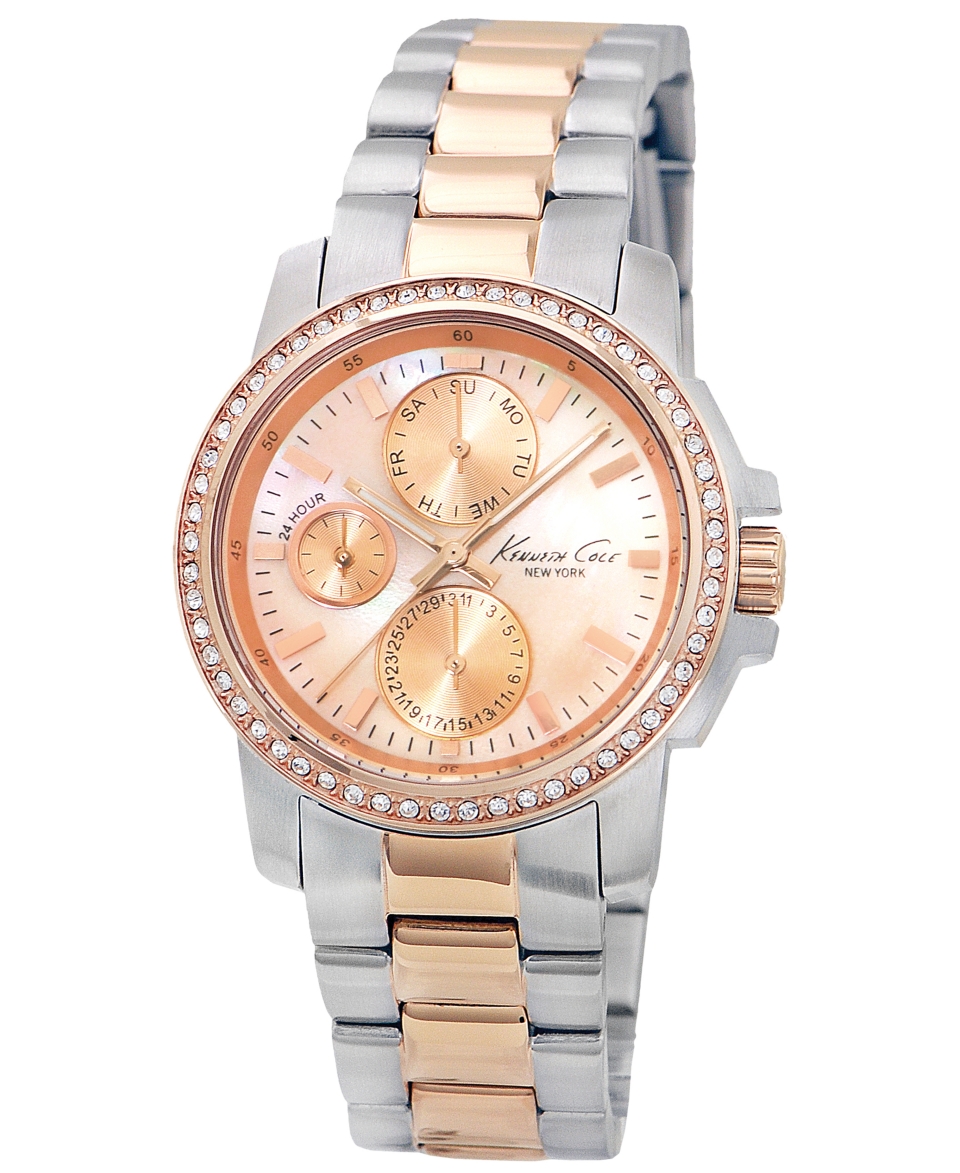 Kenneth Cole New York Watch, Womens Two Tone Stainless Steel Bracelet
