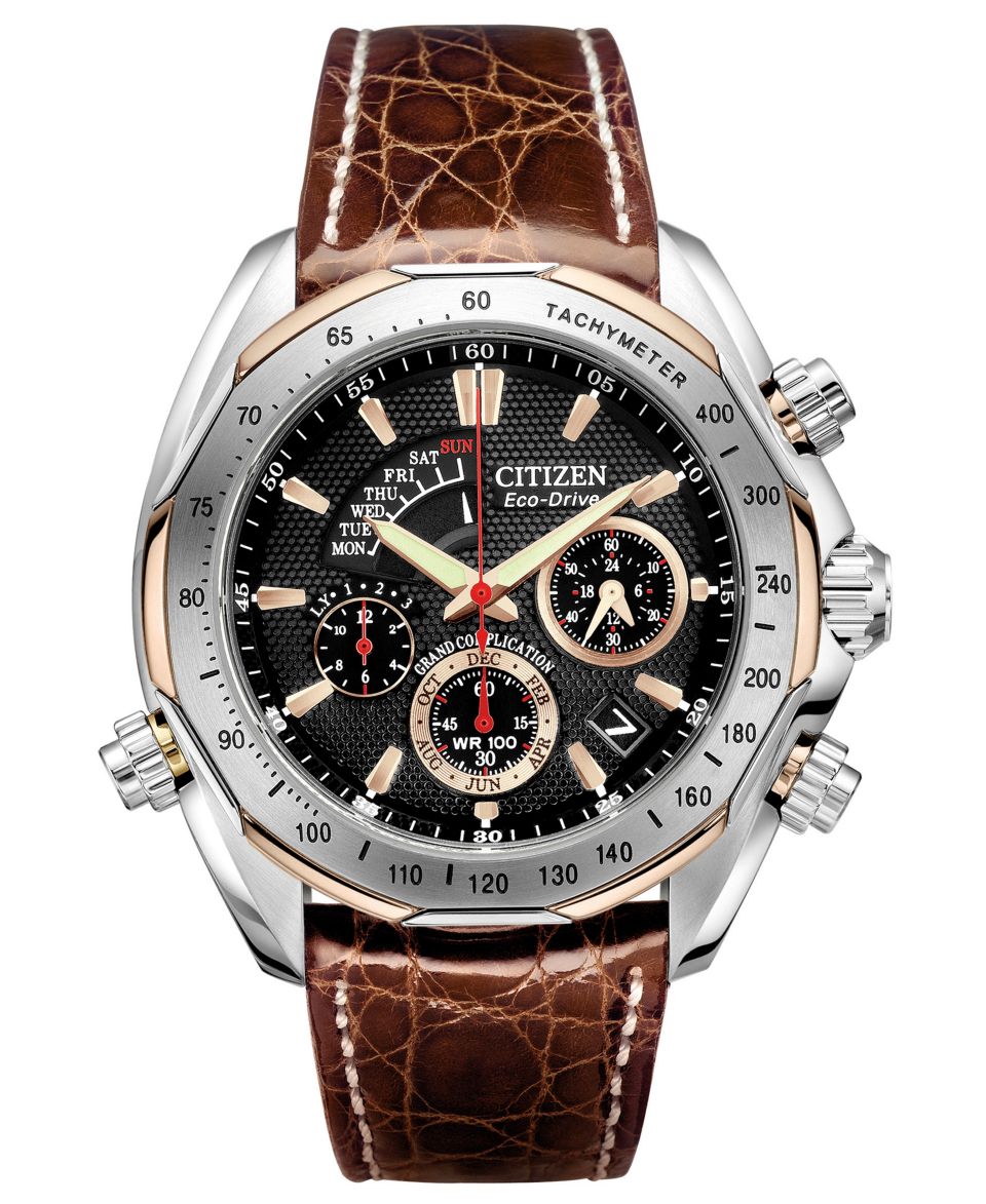 Citizen Watch, Mens Chronograph Eco Drive Signature Grand