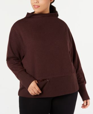 nike funnel neck hoodie plus size