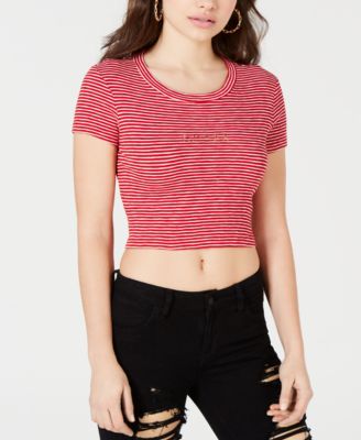 cropped guess shirt