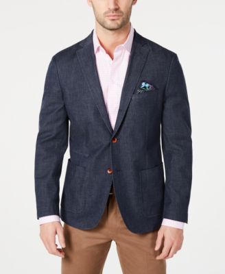 mens denim sport coat