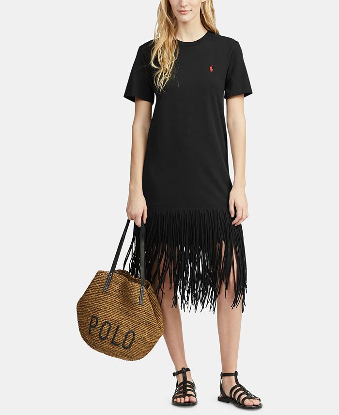 Polo Ralph Lauren Fringe Cotton Shirtdress Reviews Dresses Women Macy S Widest selection of new season & sale only at lyst.com. polo ralph lauren fringe cotton