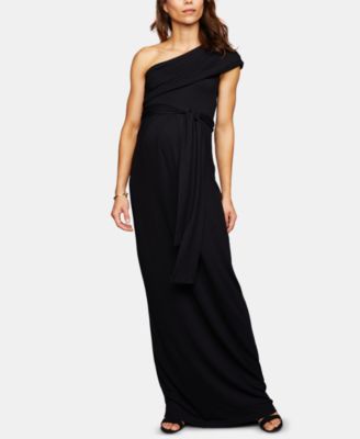 isabella oliver one shoulder maternity dress