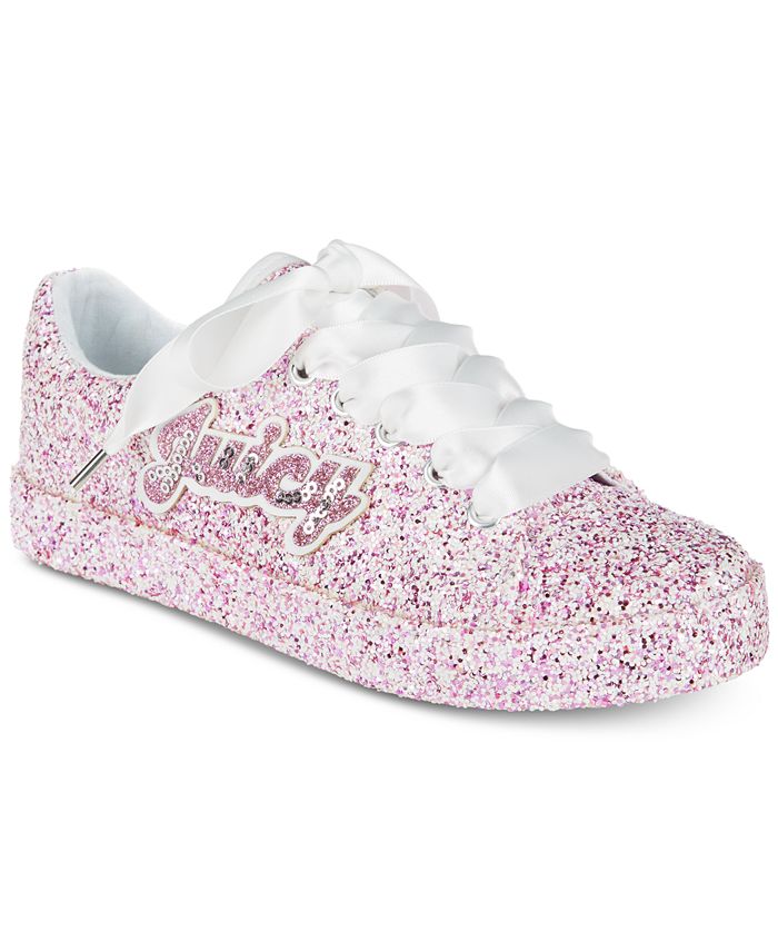 Juicy Couture Little & Big Girls Avalon Low-Top Glitter Sneakers ...