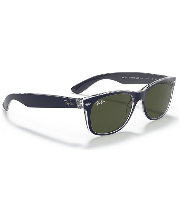 Ray-Ban Sunglasses, RB2132 NEW WAYFARER BICOLOR & Reviews - Sunglasses ...