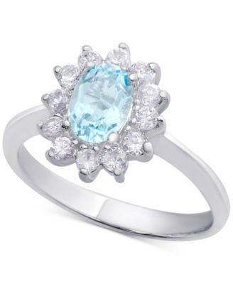 1 ct cubic zirconia ring