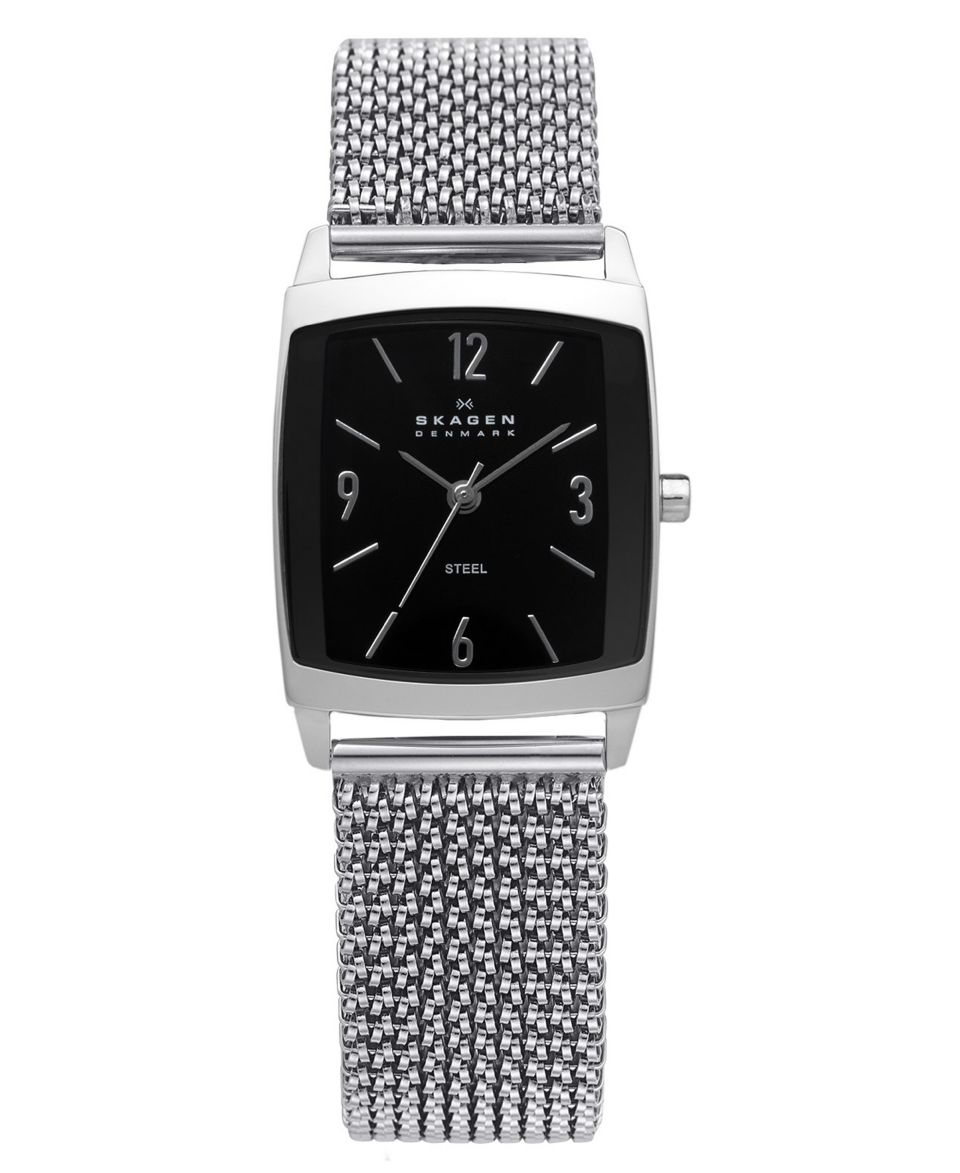 Skagen Denmark Watch, Womens Stainless Steel Stretch Mesh Bracelet