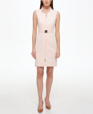 tommy hilfiger scuba sheath dress