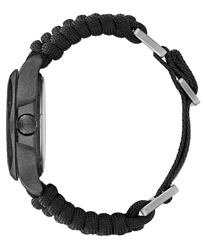 Victorinox Swiss Army Men's I.N.O.X. Carbon Black Paracord Strap Watch