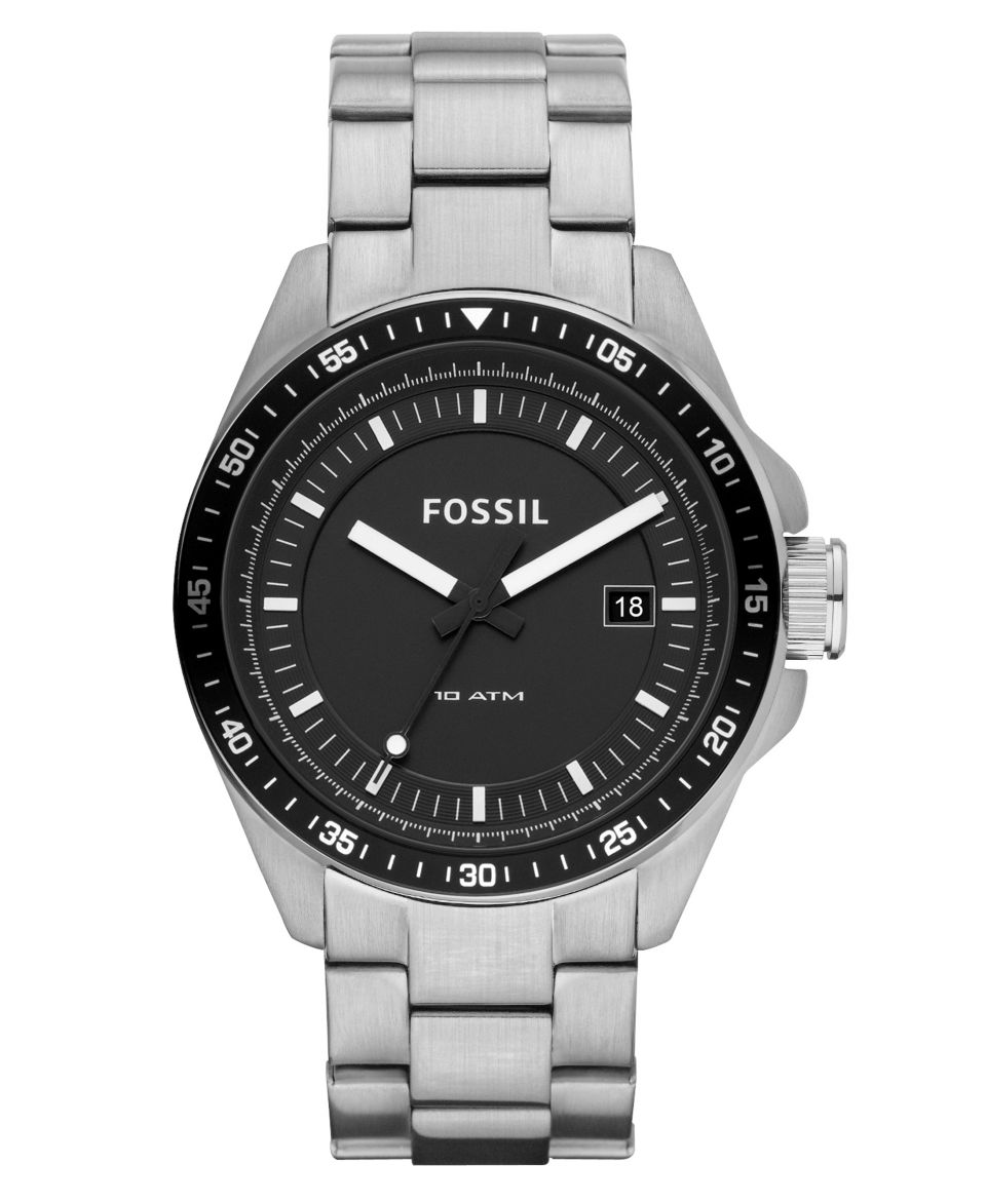 Fossil Mens Decker Stainless Steel Bracelet Watch 44mm AM4385   Watches   Jewelry & Watches