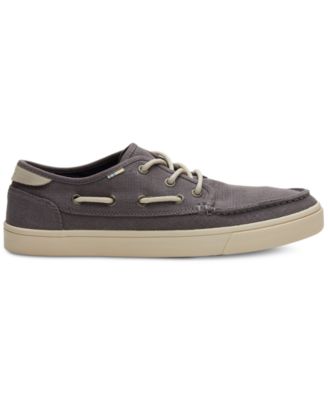 toms canvas boat shoes