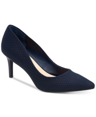 macys grey heels