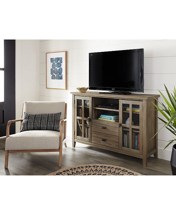 Simpli Home Bellevue Tall TV Stand & Reviews Furniture Macy's