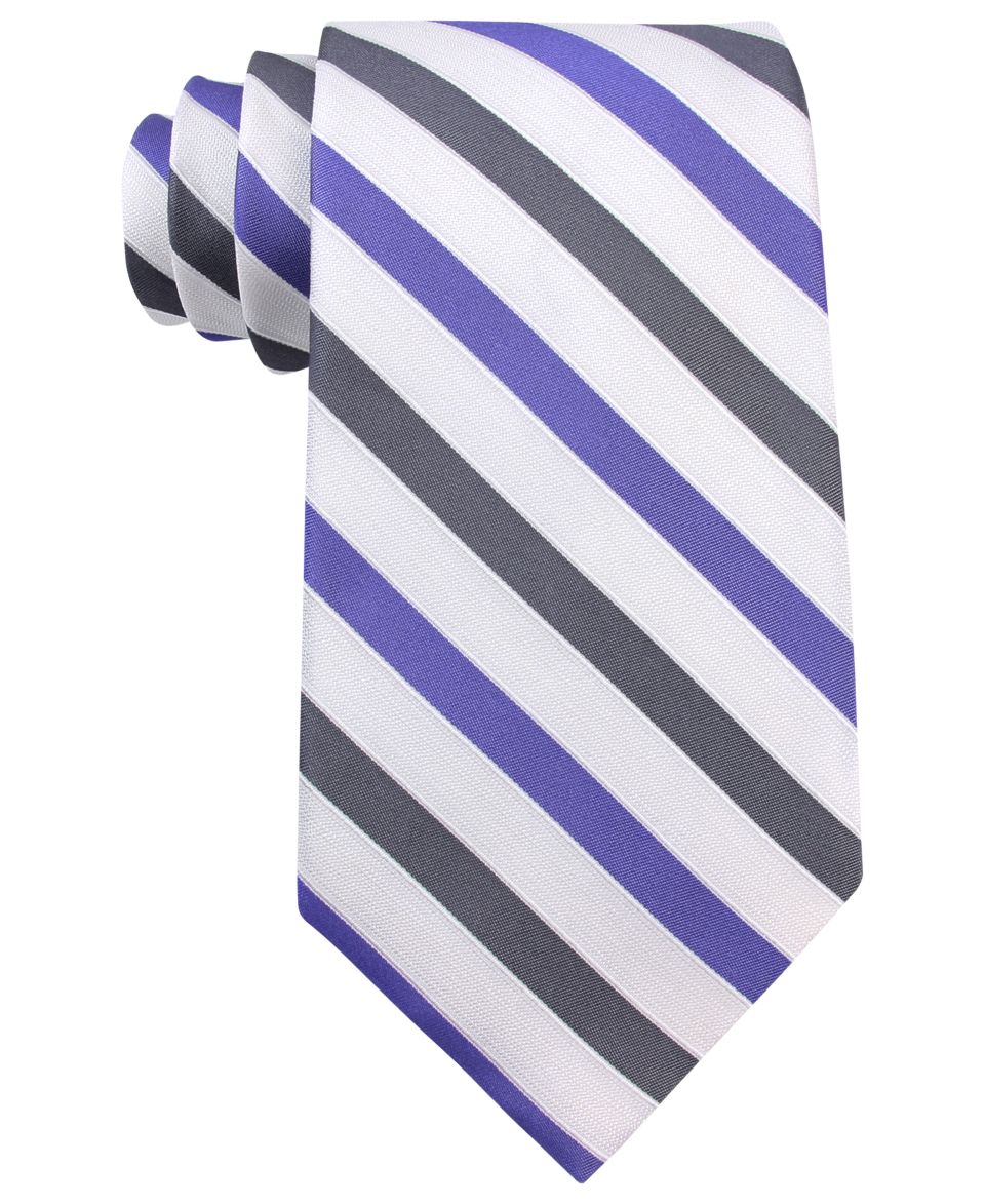 Calvin Klein Tie, Summer White Stripe