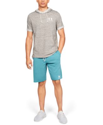 men's ua sportstyle short sleeve hoodie