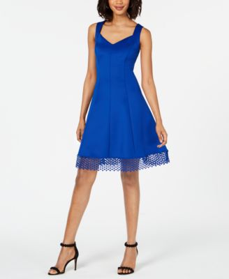 macys womens fit and flare dresses