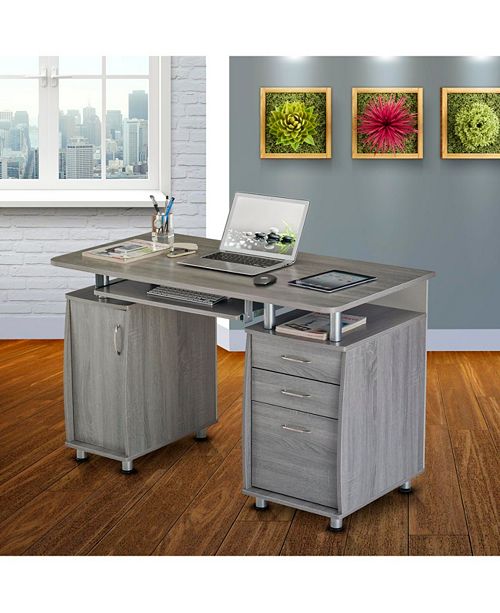 Rta Products Techni Mobili Workstation Computer Desk Reviews Furniture Macy S
