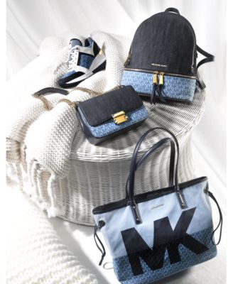 michael kors denim bag macys