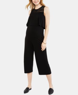 lace maternity jumpsuit
