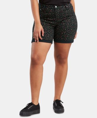 macys plus shorts